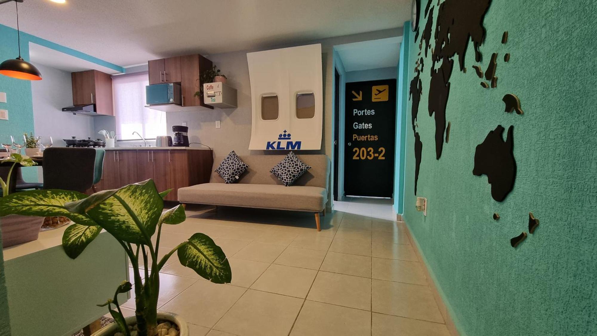 Departamento Zona Gamer Frente Al Aeropuerto Mexiko-Stadt Exterior foto